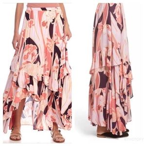 Free People Bring Back The Summer Maxi Skirt NEW
